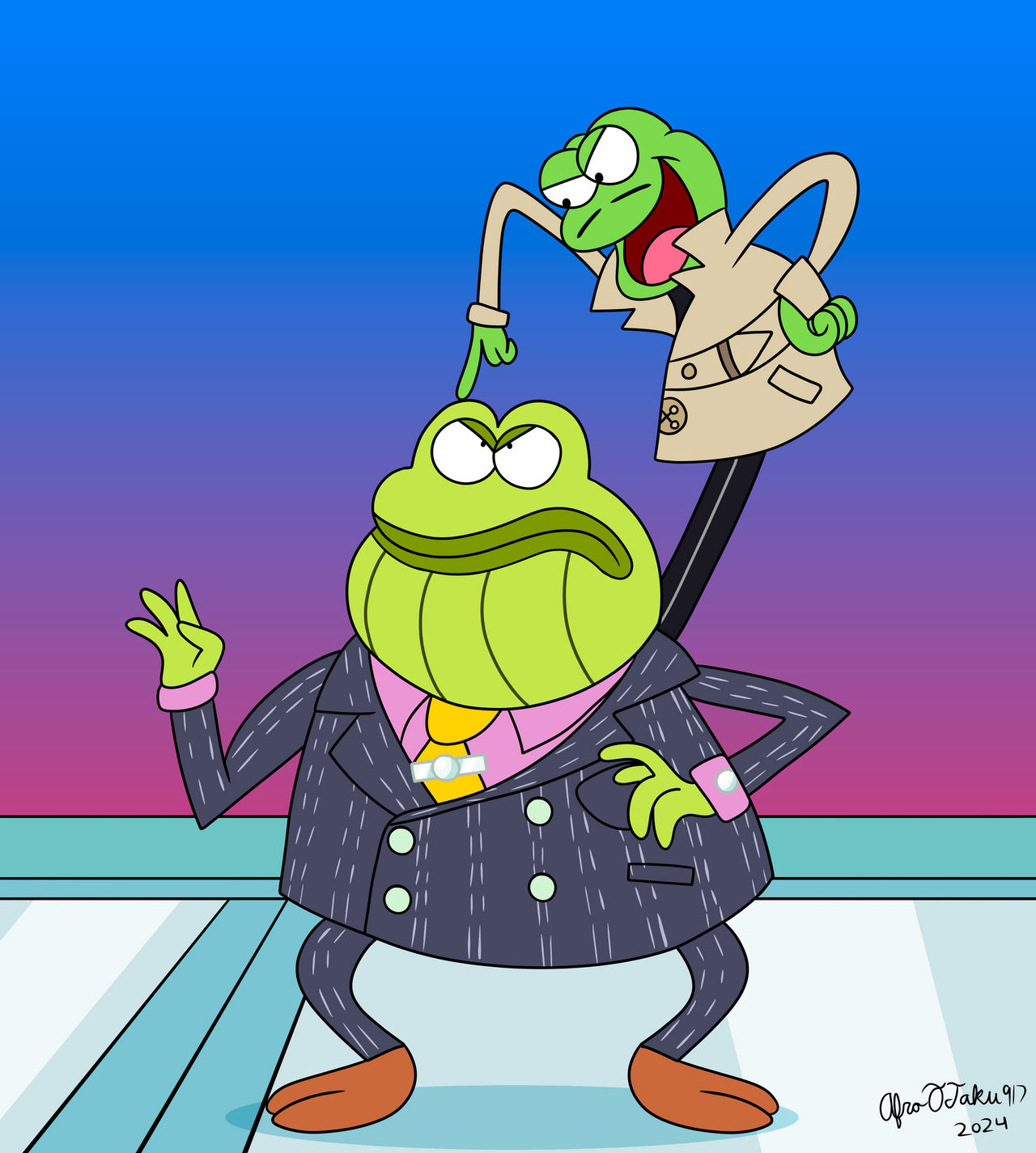 Amphibia Toad and Le Frog by AfroOtaku917 on DeviantArt