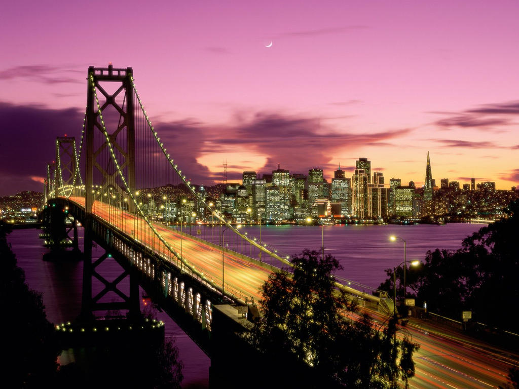 San Francisco at dusk