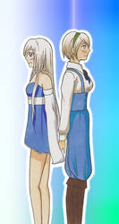 Hetalia request: Luna and Ukraine