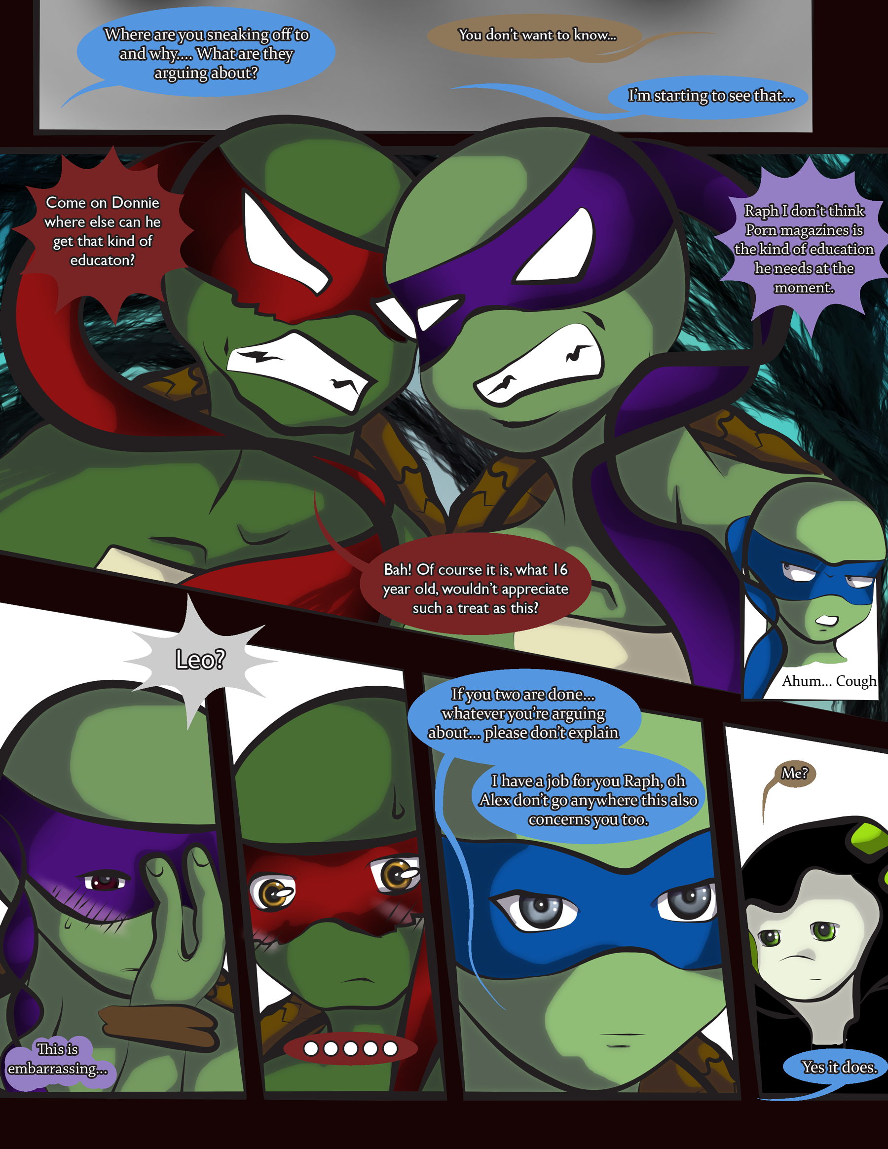 TMNT Darkness Fall -Ch.4 Looking Glass -Pg 4