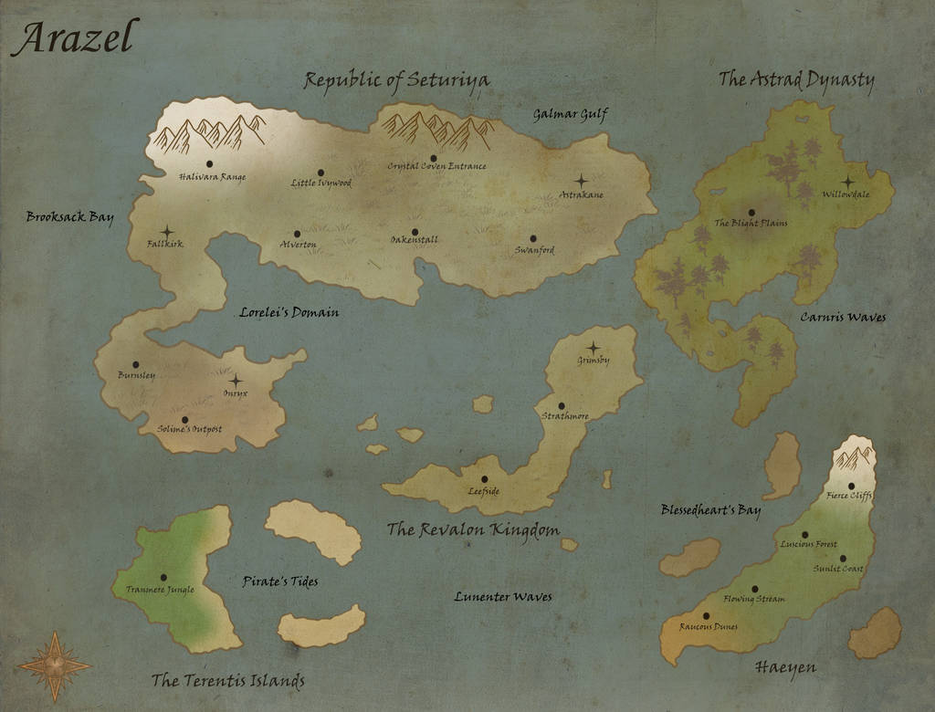 Arazel Map by TheDorkyDJ on DeviantArt