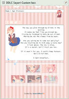 [F2U] [CORE] Sayori Custom Box (DDLC)