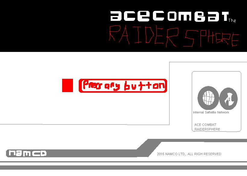 Ace Combat Raidersphere PC Title Screen