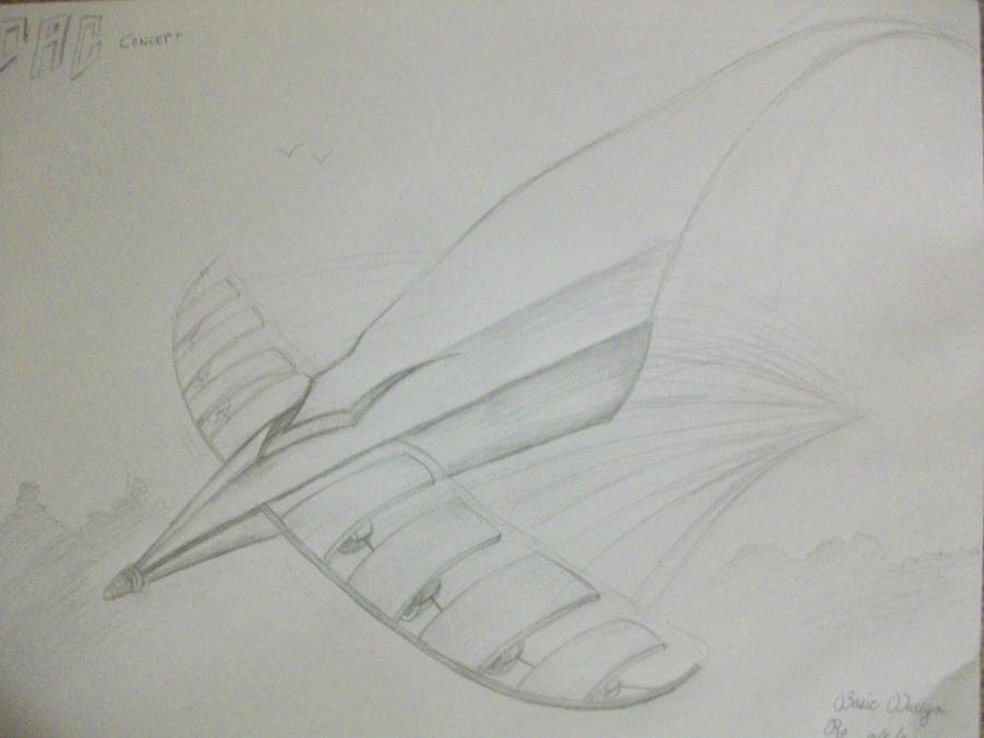 DAC Airplane Concept Sketch 2