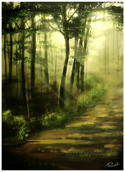 Forest Speed Painting
