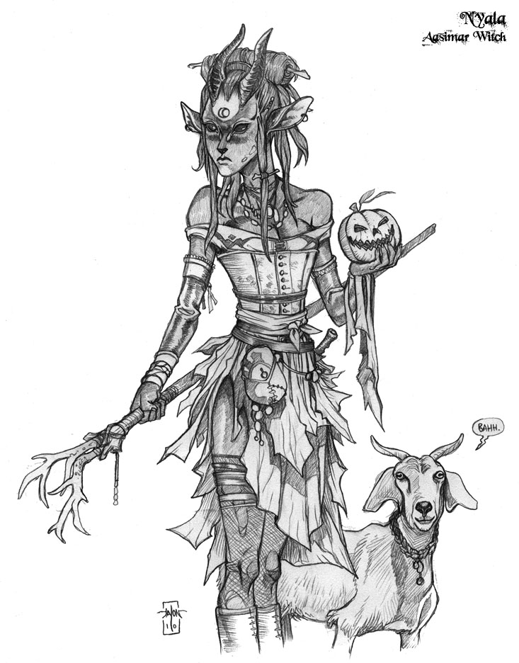 Nyala, Witch of the Woods