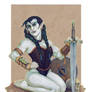 DnD Pinup: The Half-Orc