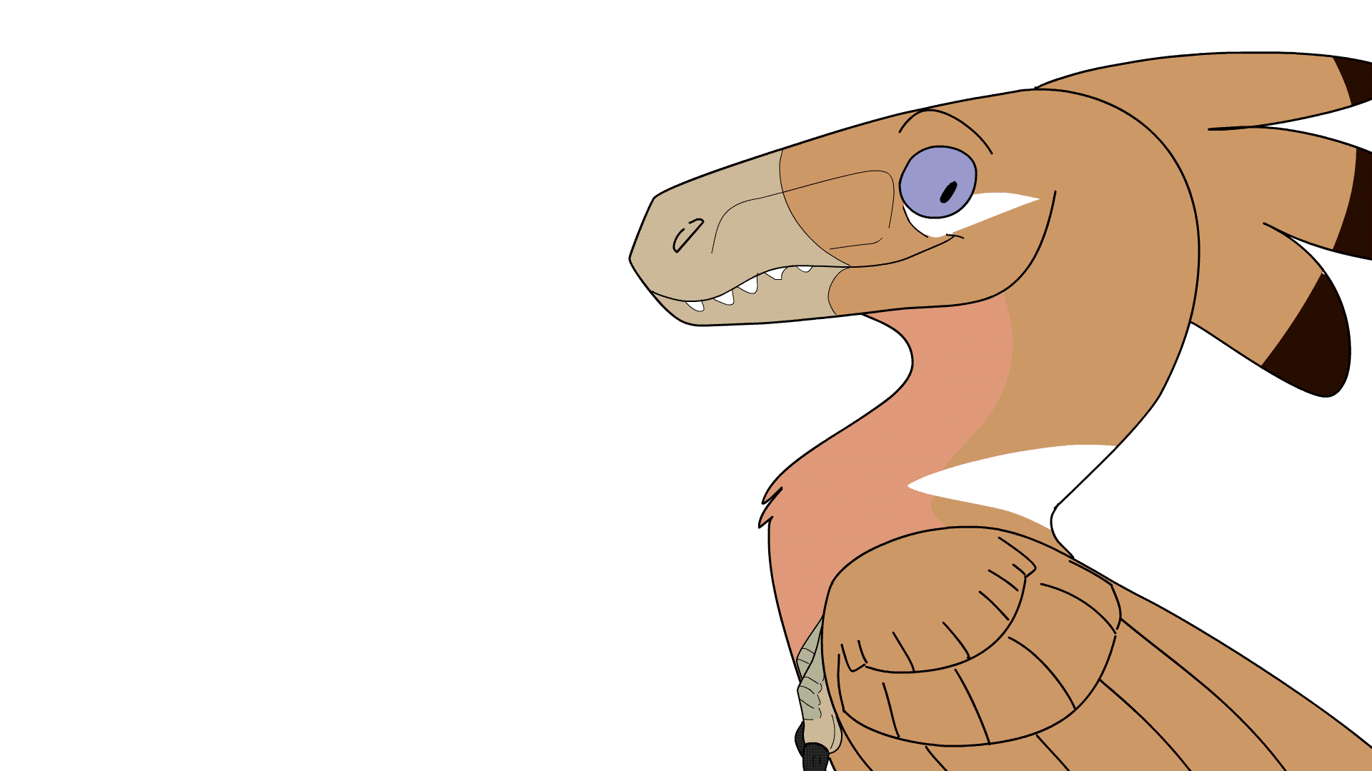 Bashful Raptor Barking raptor animation! by MixItPixIt on DeviantArt