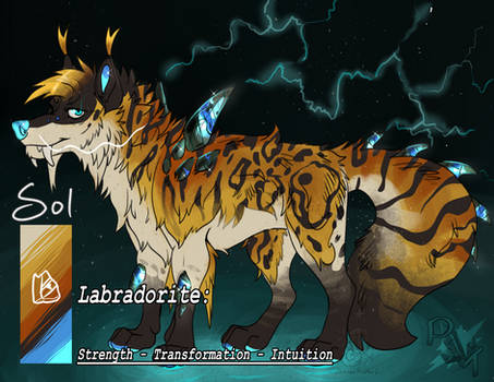 Laborite-direwolf Paleoterran Adopt Auction (OPEN)