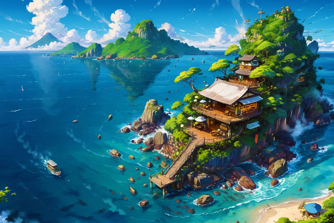 Beautiful Painting Anime Style Scenary 13 By MugMug1945 On DeviantArt beautiful-painting-anime-style-scenary-13-by-mugmug1945-on-deviantart