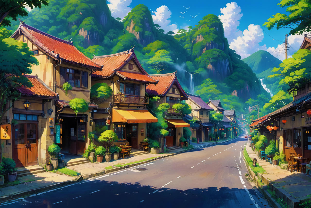 Beautiful Painting Anime Style Scenary 21 By MugMug1945 On DeviantArt beautiful-painting-anime-style-scenary-21-by-mugmug1945-on-deviantart