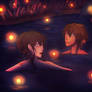 A night swim