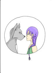 Girl and Wolf