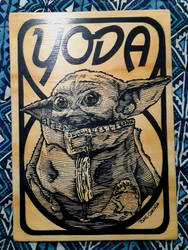 Baby Yoda (madera) by Blas