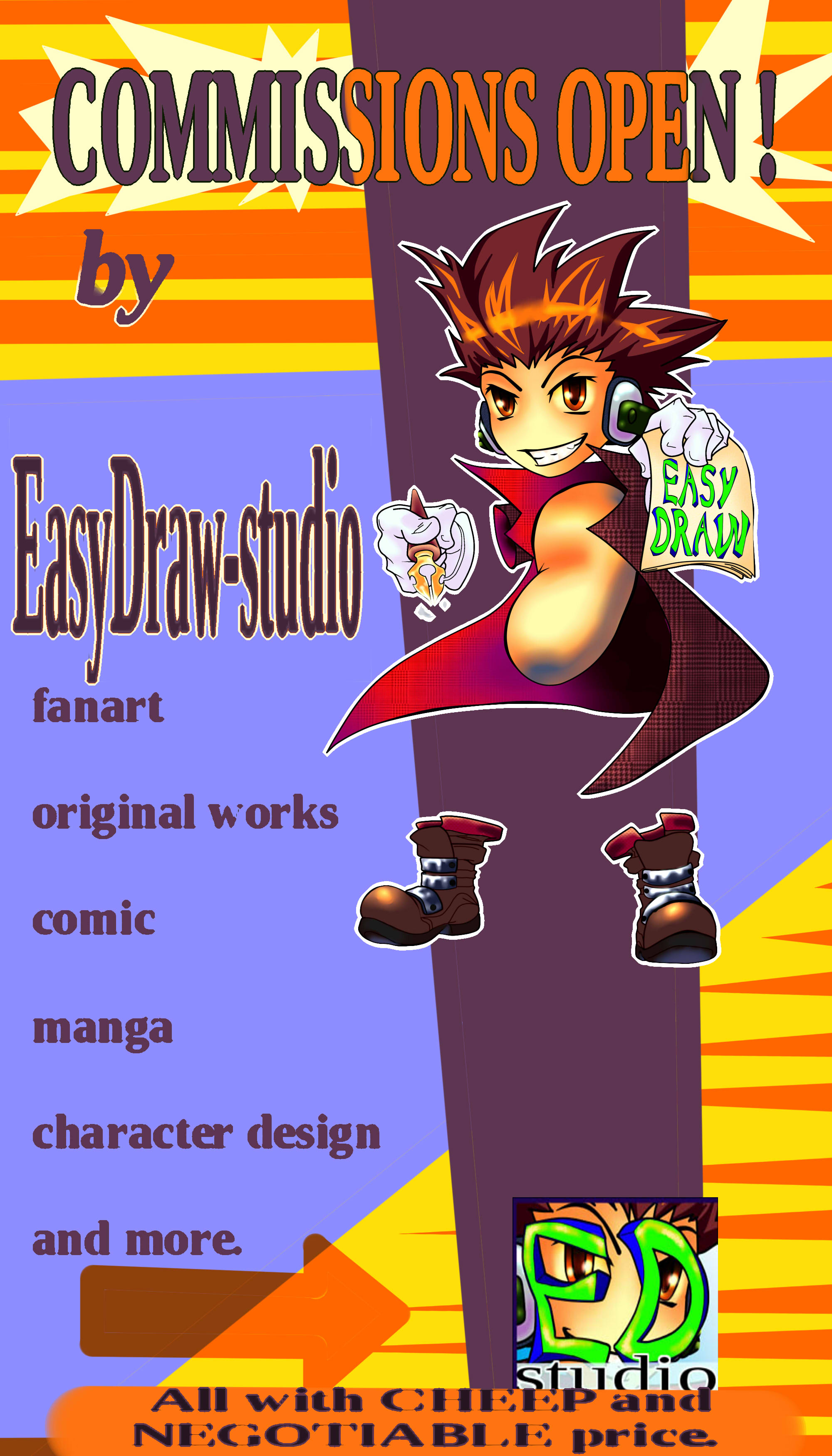 COMMISSIONS OPEN !  EasyDraw-studio...watch this !