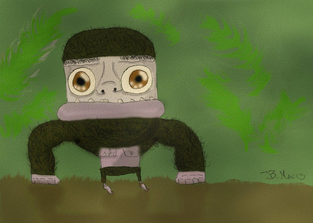 Concerned Monkey by MCMarrs on DeviantArt