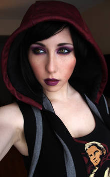 Morrigan makeup test