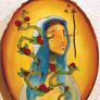 Madone with roses