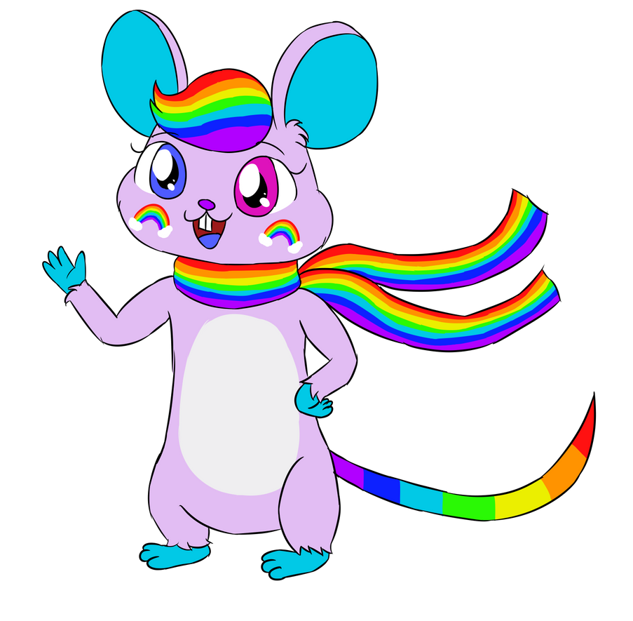 Rainbow Rat by FukaseBokeol on DeviantArt
