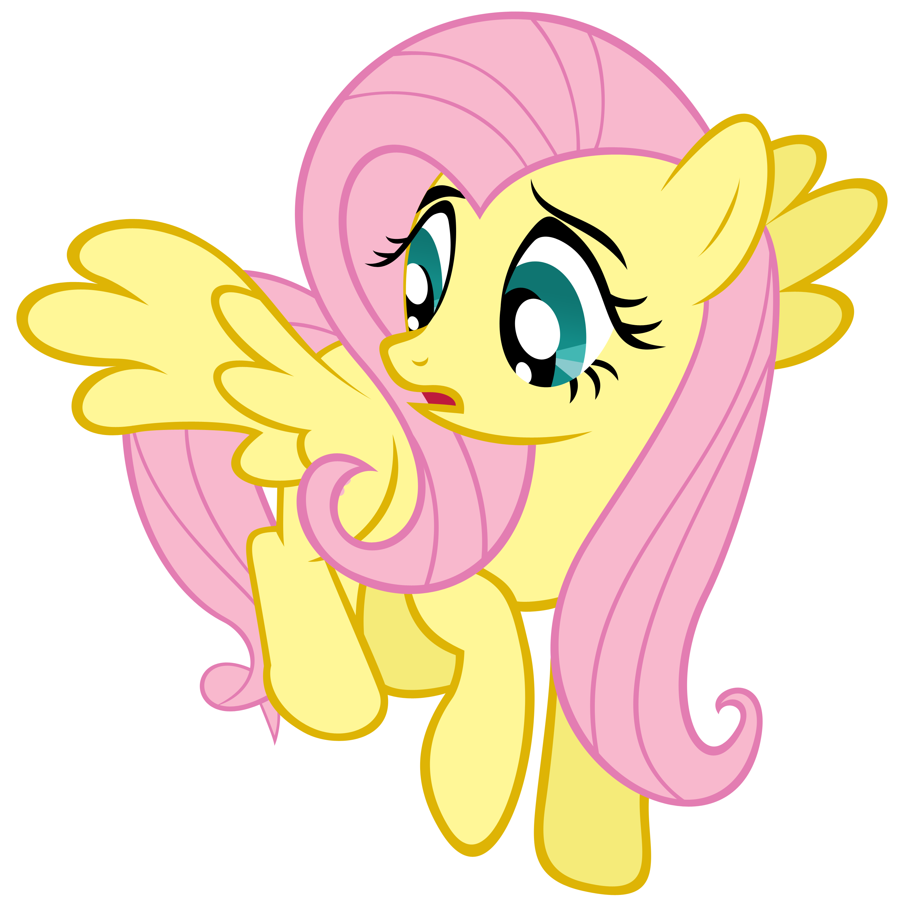 Fluttershy, It's Only A Paper cut! Don't Get Help!