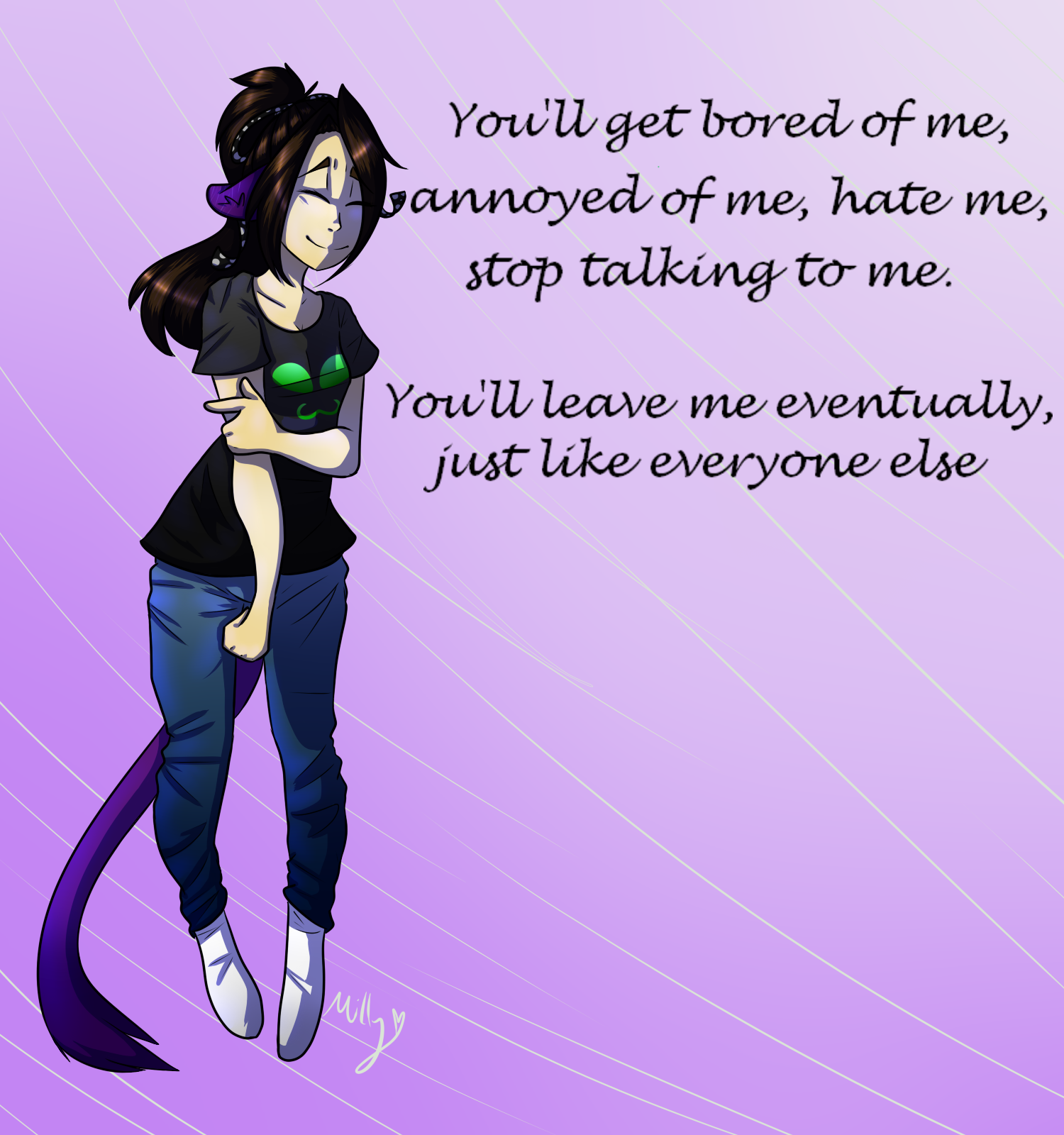 Bored Of Me By Millymop585 On Deviantart
