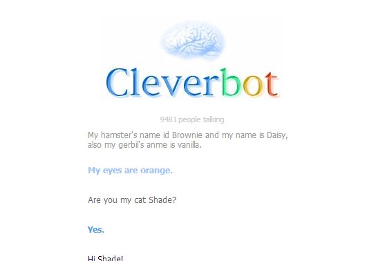 Cleverbot Is My Cat!