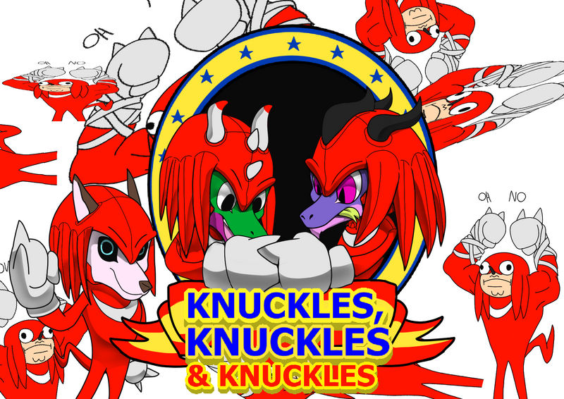 Knuckles, Knuckles Knuckles by DragonXpyroArt on DeviantArt
