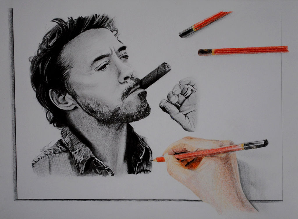 Drawing Robert Downey Jr.