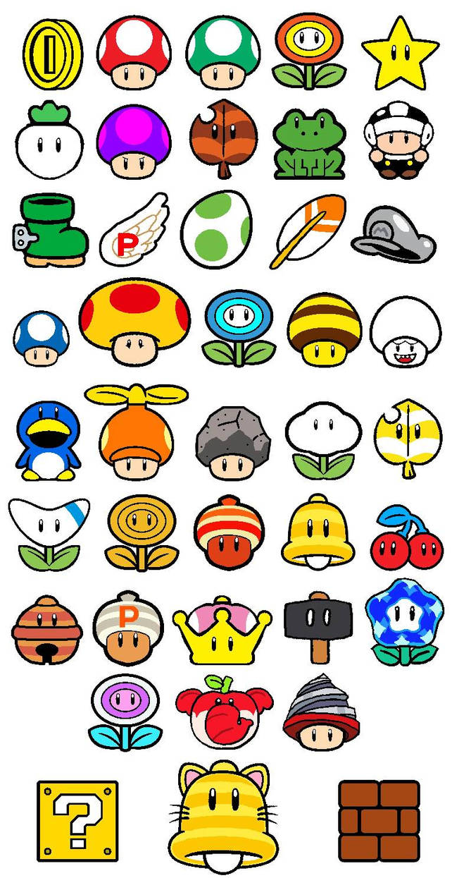 Super Mario Power-ups 2024 Fanarts by isaiasnaves8 on DeviantArt