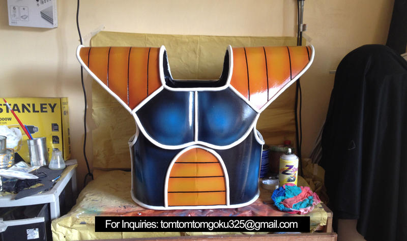 Dragonball Z Nappa Saiyan Armor by jeffbedash325