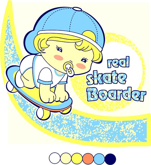 real skate boarder