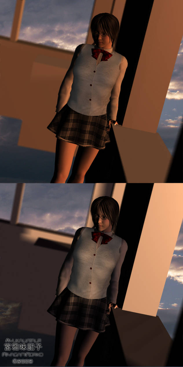 lighting comparison by Ayukawataur