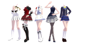 TDAxIdolm@ster Outfits Pack DOWNLOAD