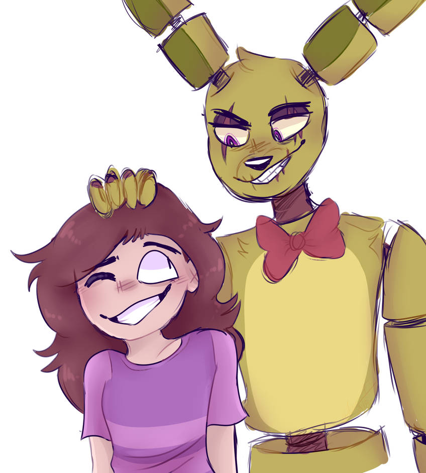 Springtrap And Deliah Fanart By Farbemusik On Deviantart -