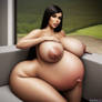 Knocked up kim Kardashian 