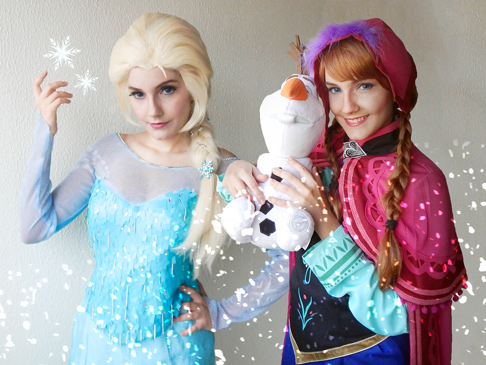 Elsa and Anna (Frozen) Cosplay by applenay on DeviantArt