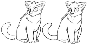F2U WARRIOR CAT BASE by xutaes on DeviantArt