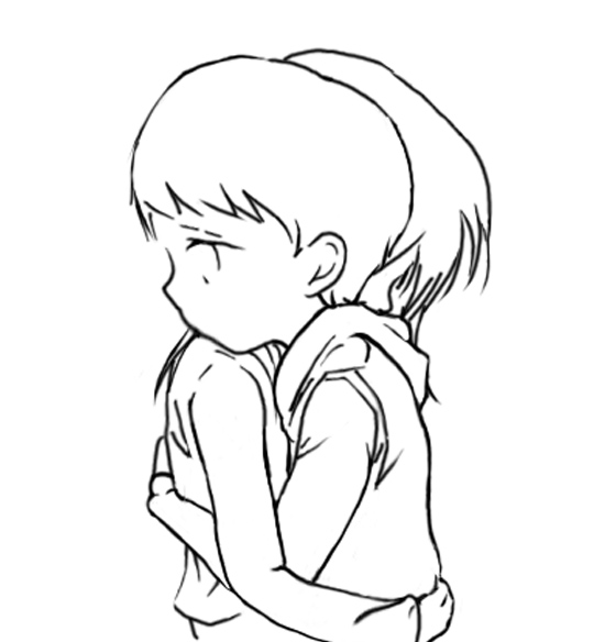 huggle 2 lineart