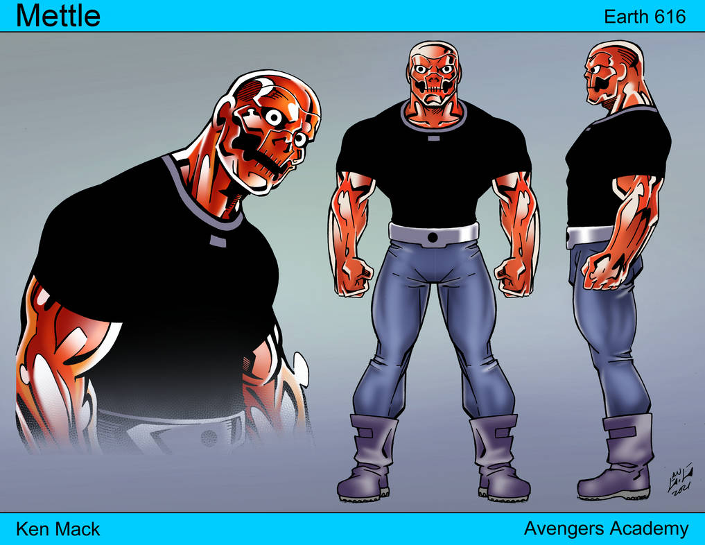 Mettle (Avengers Academy) Character Study by Dristin007 on DeviantArt