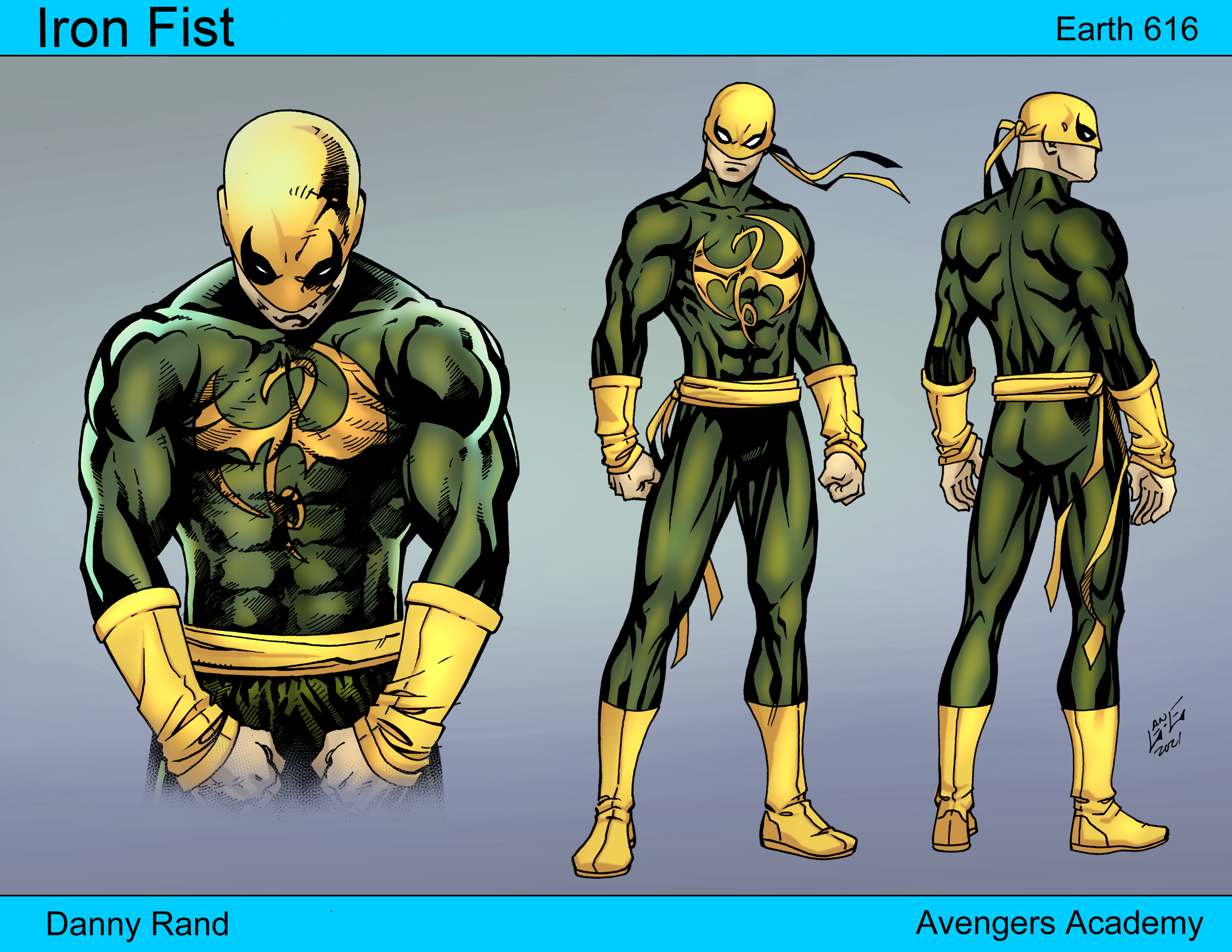 Iron Fist Character Study by Dristin007 on DeviantArt