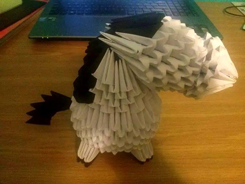 Origami 3D Horse