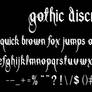 Font design - gothic discreta