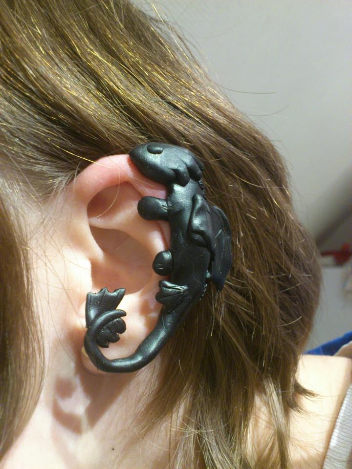 HTTYD Night fury ear cuff