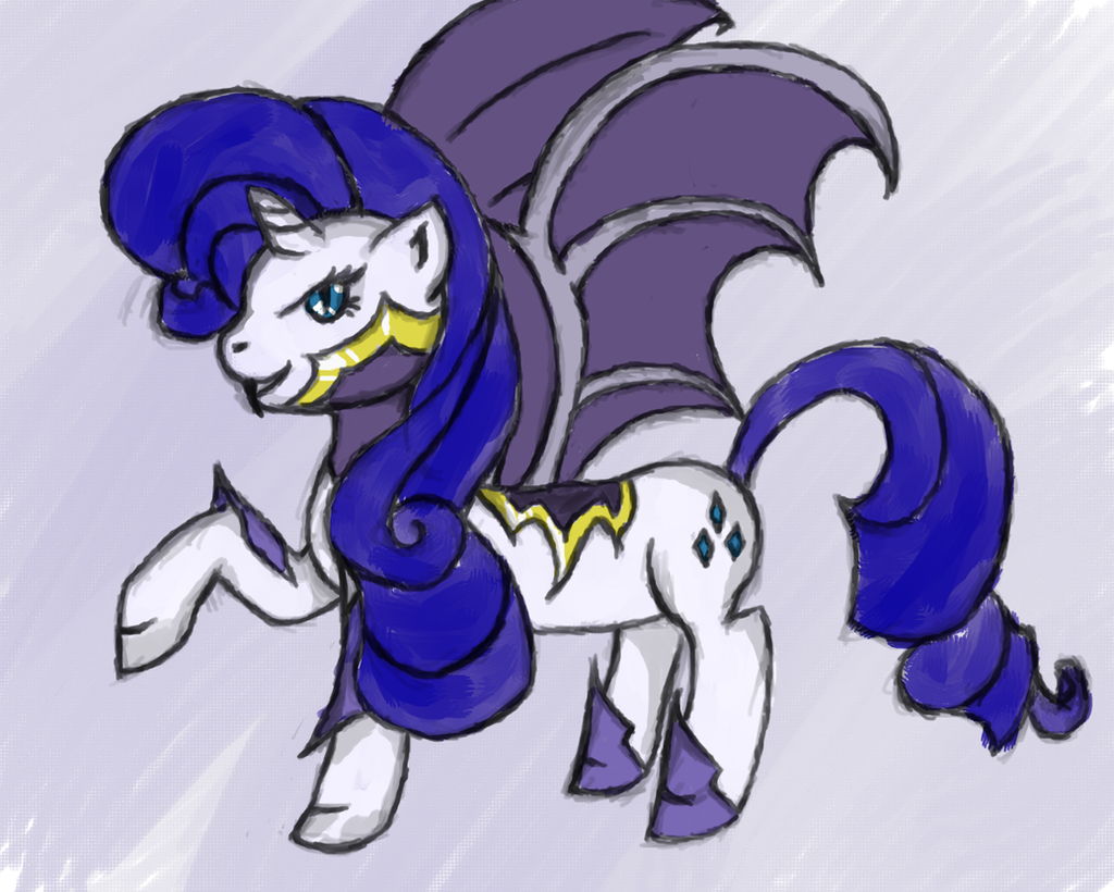 Mlp Rarity Bat Bat Rarity by BakaPope on DeviantArt