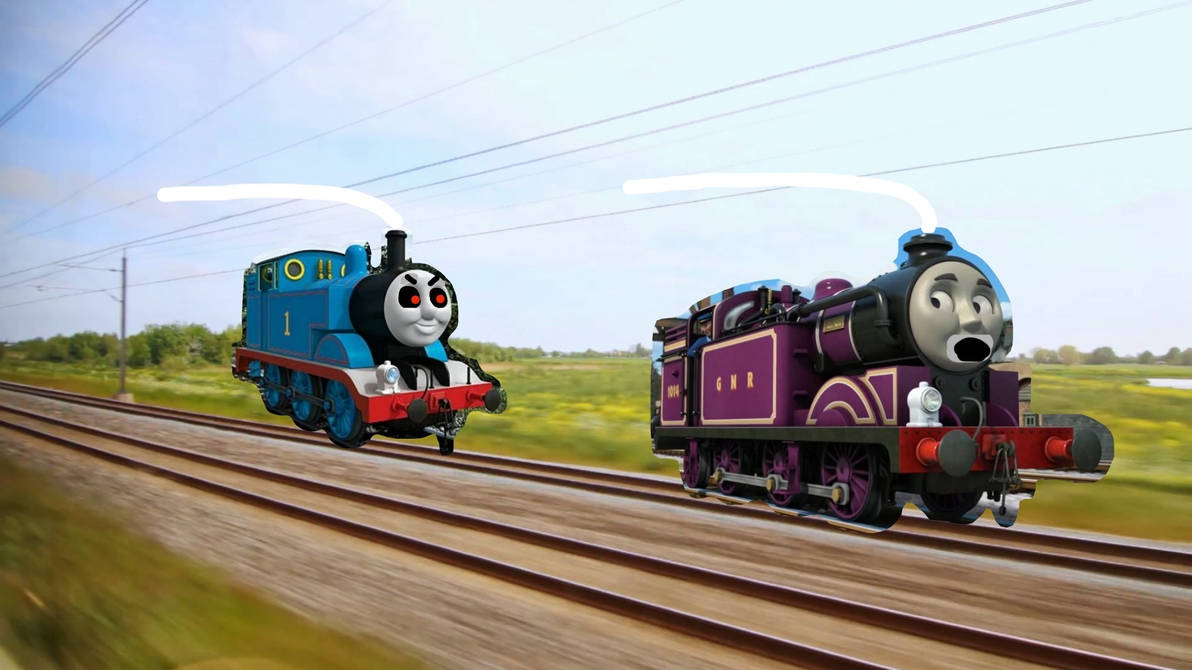 Thomas.EXE chasing Ryan by TAFJoey35 on DeviantArt