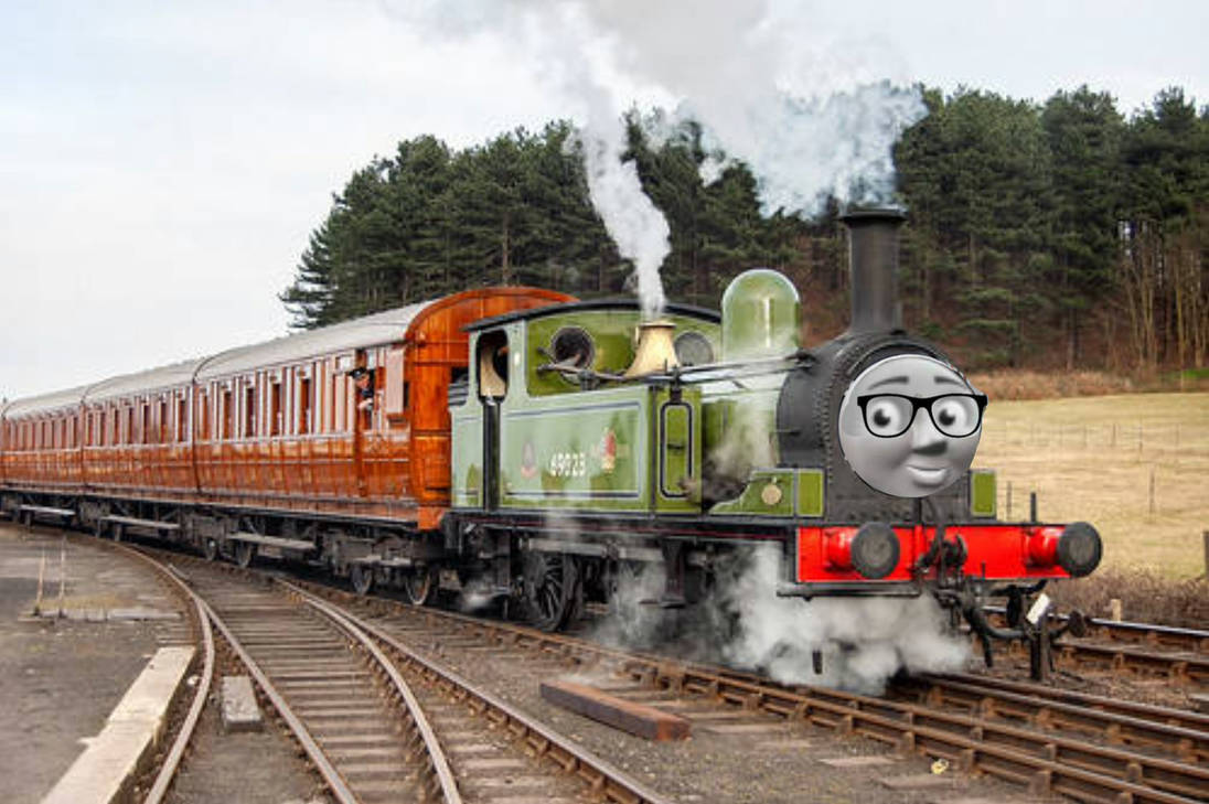 David pulling another passenger train by TAFJoey35 on DeviantArt
