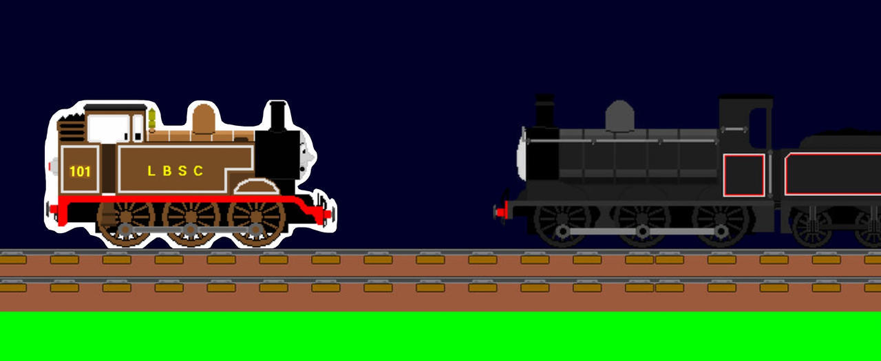 Evan encounters The Slender Engine by TAFJoey35 on DeviantArt