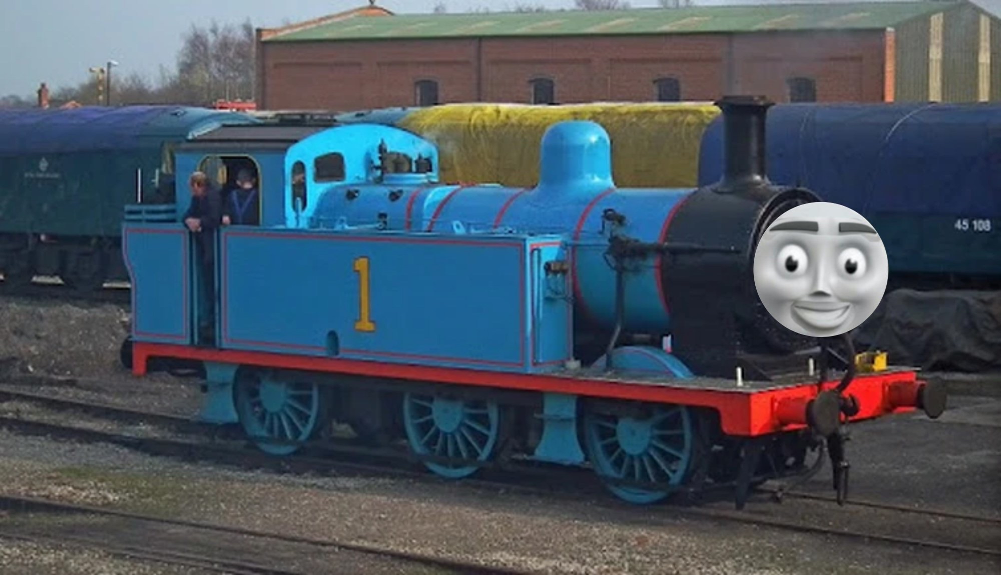 Darry the jinty painted as Thomas the tank engine by TAFJoey35 on ...