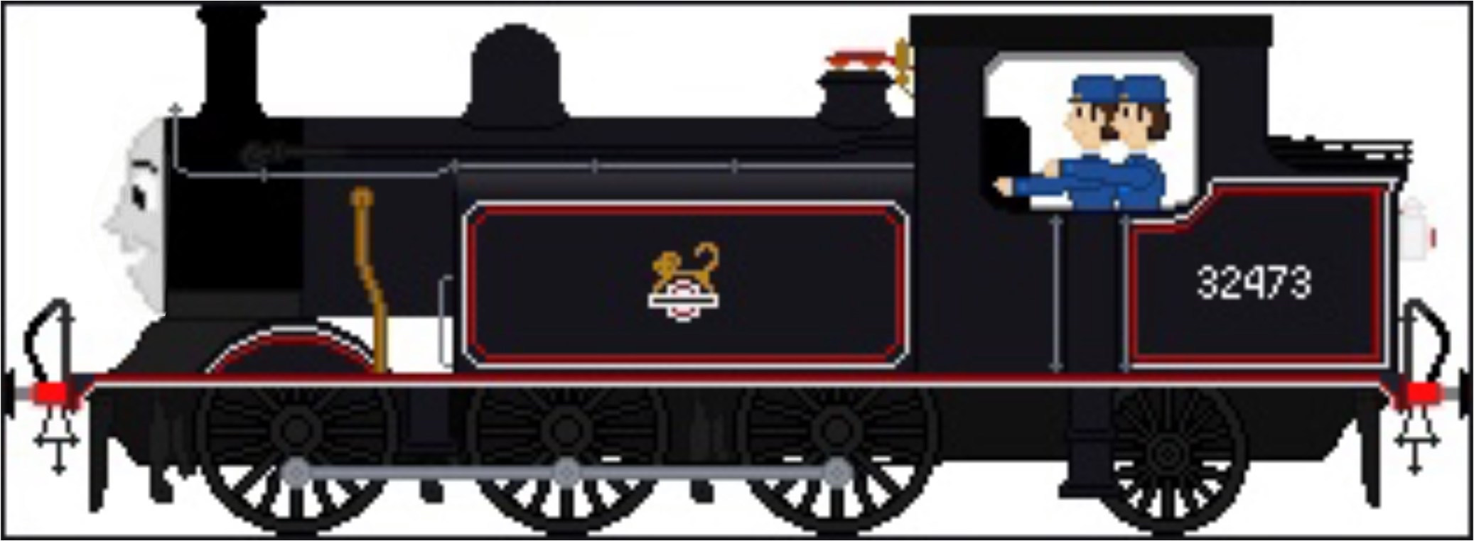 Stephanie the LBSC E4 tank engine Sprite by TAFJoey35 on DeviantArt