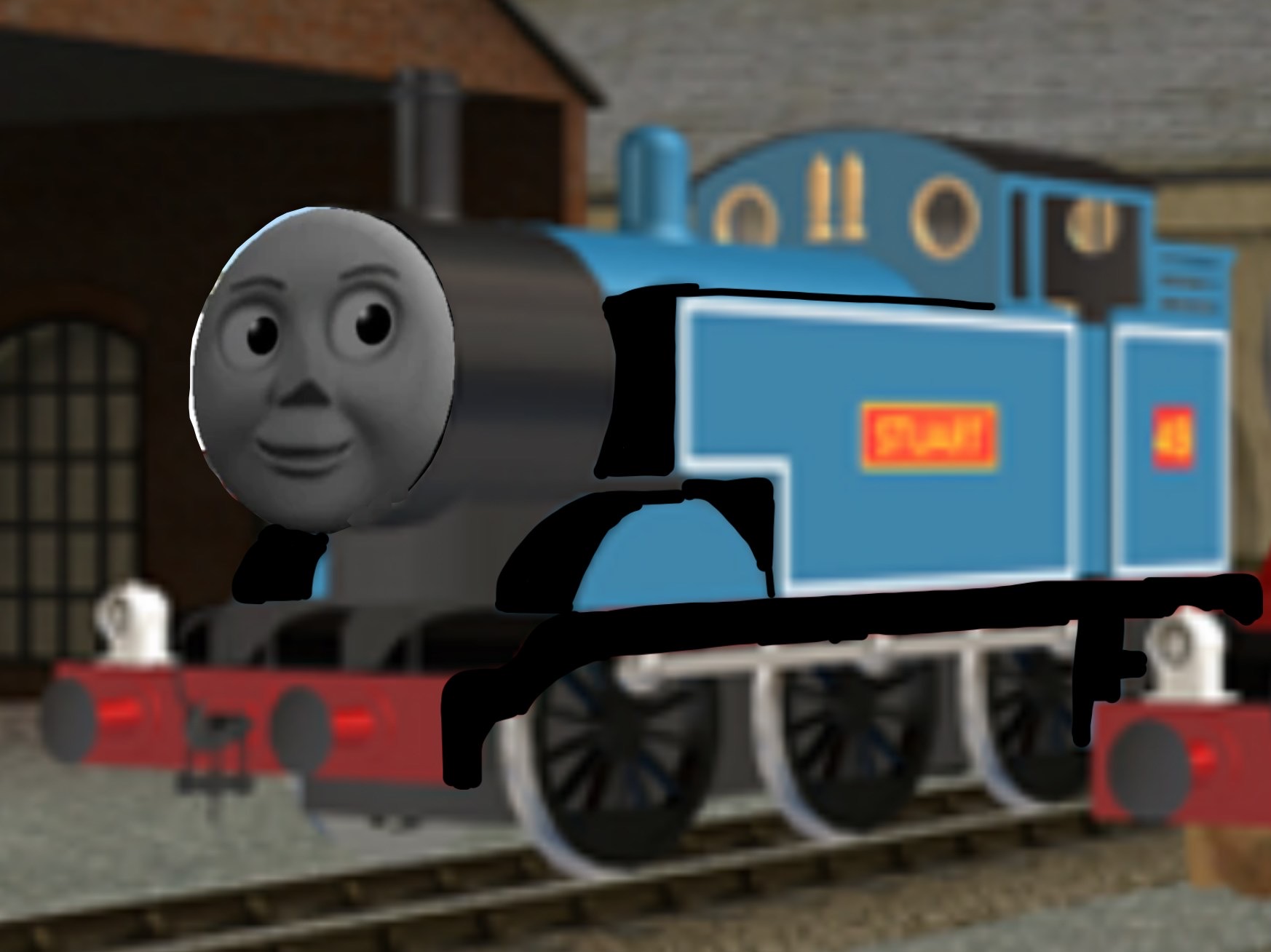 Stuart The E2 Tank Engine (Trainz Style) by TAFJoey35 on DeviantArt